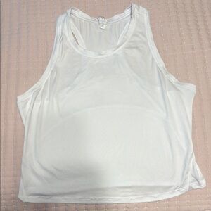 Yogalicious White CroppedTank Top